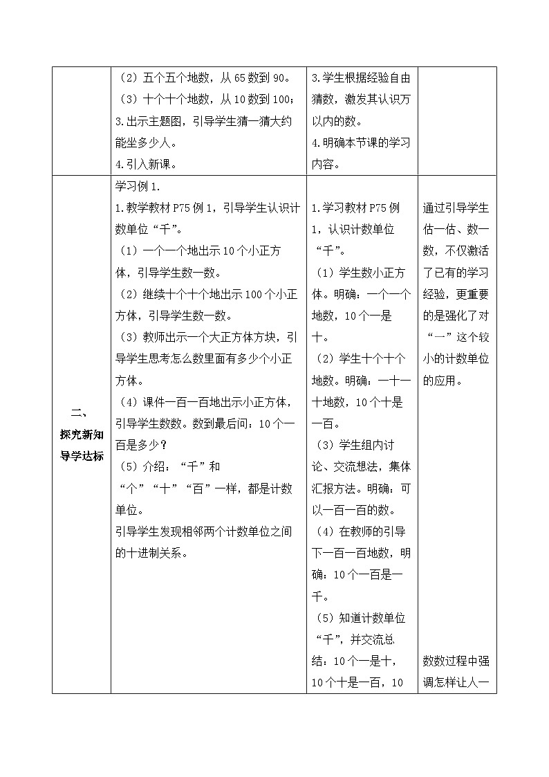 【备课无忧】人教版二下-7.1 1000以内数的认识(教学设计含反思)第2页