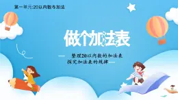 【核心素養(yǎng)】2025春新北師大版小學數(shù)學一年級下冊 第一單元《1.7做個加法表》課件+教案(含教學反思)