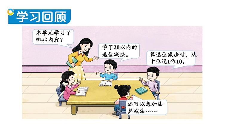 小学数学新西师版一年级下册第一单元整理与复习教学课件2025春第2页