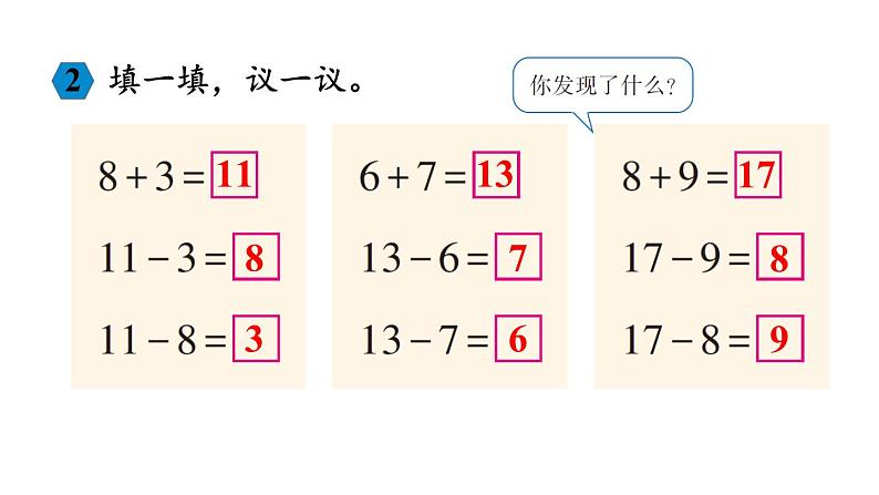 小学数学新西师版一年级下册第一单元整理与复习教学课件2025春第6页