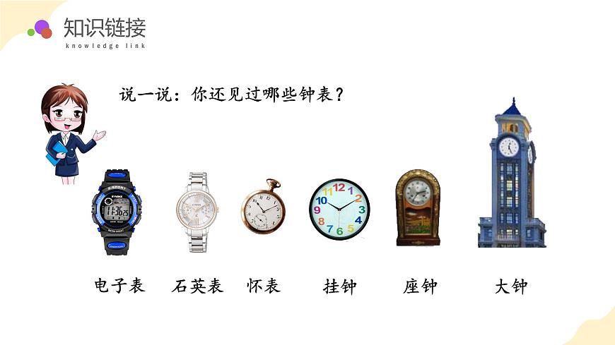 第二單元 第1課時 認識時、分（教學課件）   蘇教版第6頁
