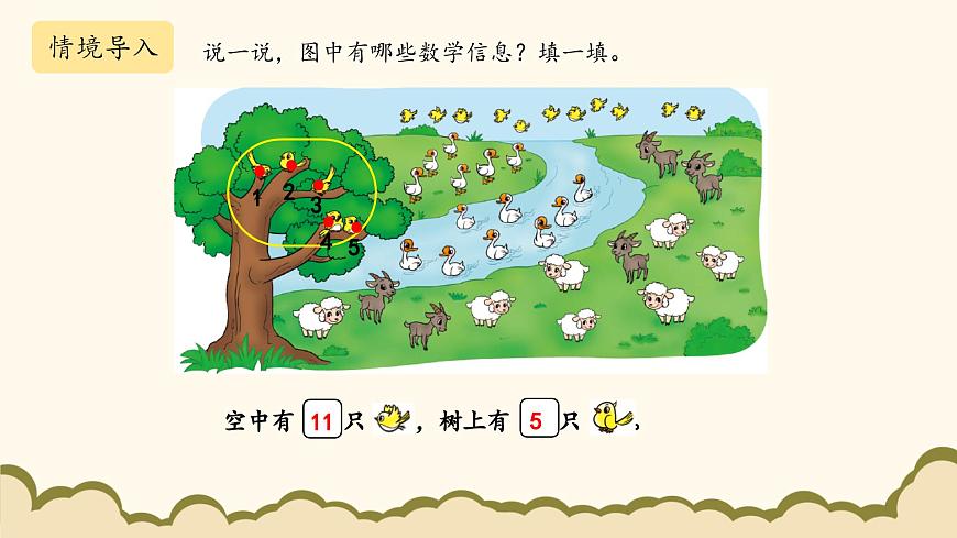北師大版（2025）小學(xué)數(shù)學(xué)一年級(jí)下冊(cè)3.6《美麗的田園》課件PPT第4頁(yè)