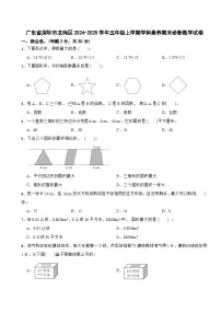 广东省深圳市龙岗区2024-2025学年五年级上学期学科素养期末诊断数学试卷