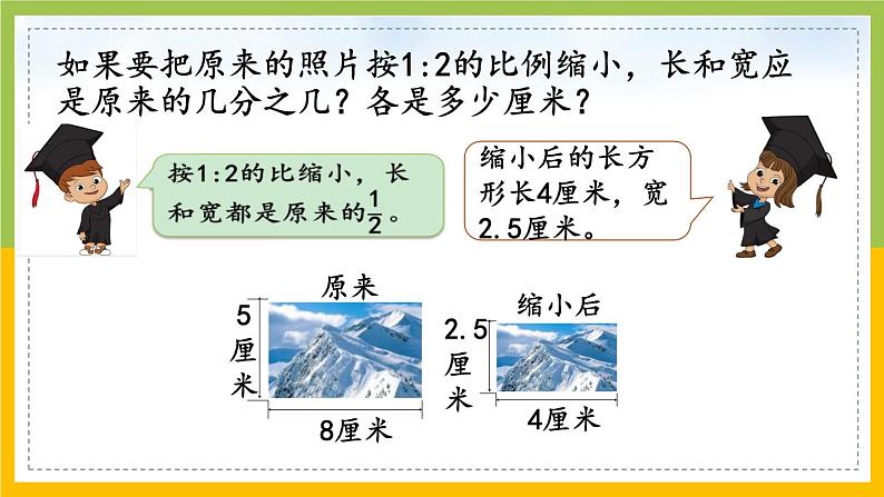 苏教版六年级数学下册第4单元第1课《图形的扩大和缩小》课件第6页