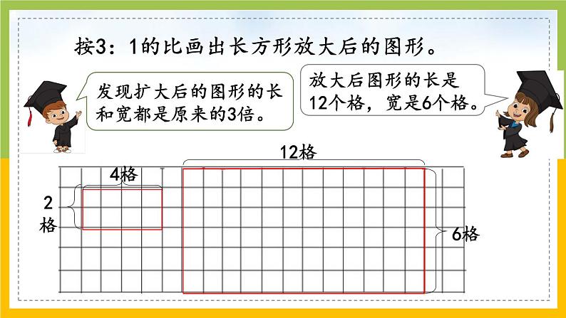 苏教版六年级数学下册第4单元第1课《图形的扩大和缩小》课件第7页