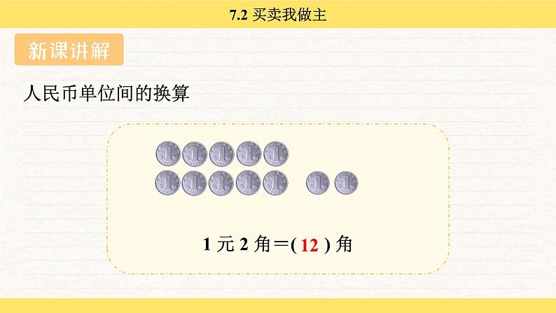 人教版(2024)数学一年级下册 欢乐购物街 买卖我做主(课件)第5页