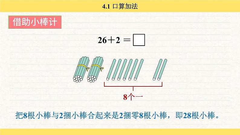 人教版(2024)数学一年级下册 4.1 口算加法(课件)第7页