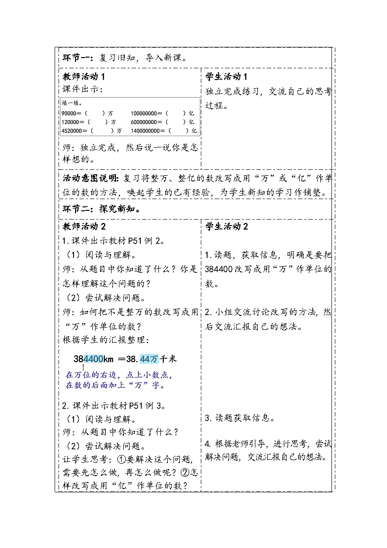 人教版(2024)四年级数学下册4.10小数的近似数(2)教学设计第2页
