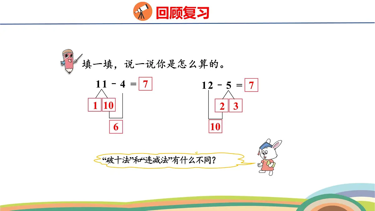 冀教版一年级数学下册课件 第1单元 第4课时 13、14减几第3页