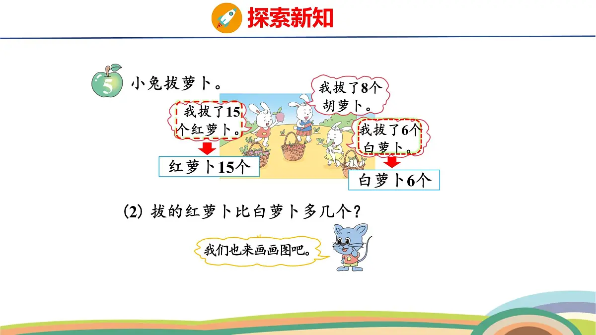 冀教版一年级数学下册课件 第1单元 第5课时 15~18减几第8页