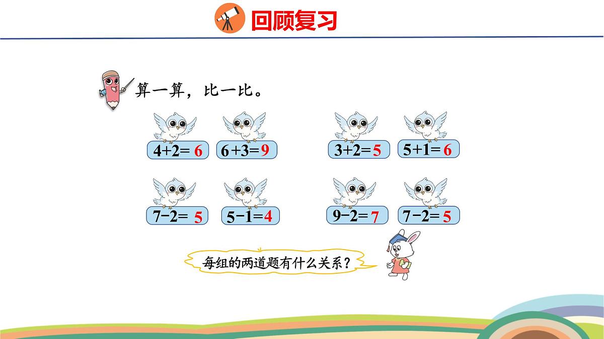 冀教版一年级数学下册课件 第1单元 第6课时 连减第3页