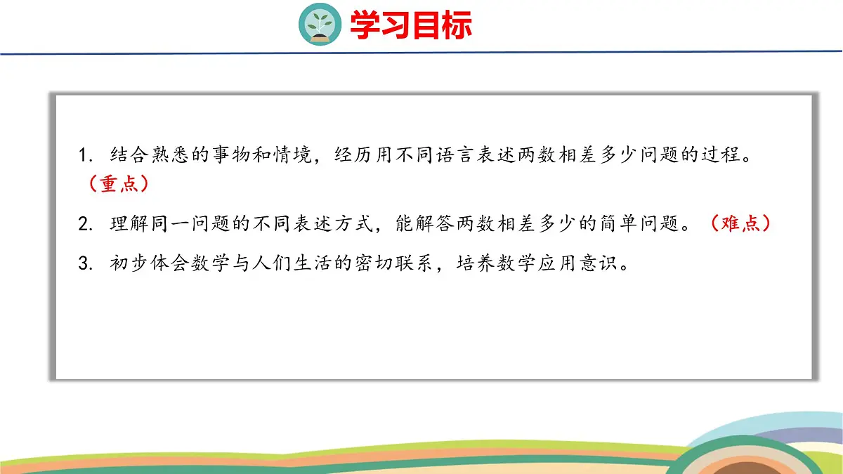 冀教版一年级数学下册课件 3.4 第3课时 年龄问题第2页