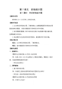 小学数学人教版(2024)五年级下册7 折线统计图教学设计及反思