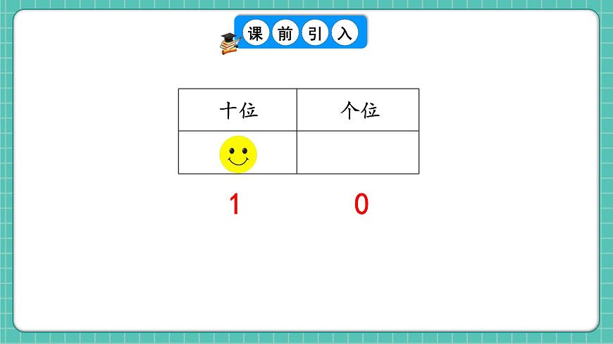 人教版小學(xué)數(shù)學(xué)一年級下冊3.10《擺一擺，想一想》PPT課件第4頁