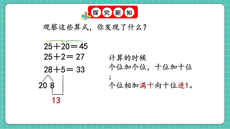 人教版小學(xué)數(shù)學(xué)一年級(jí)下冊(cè)4.8《整理和復(fù)習(xí)》PPT課件第6頁(yè)