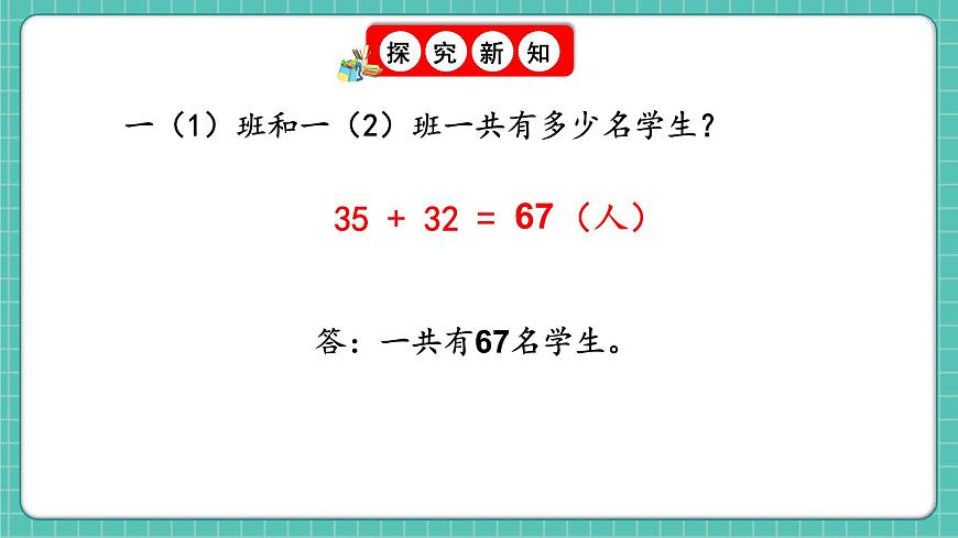 人教版小學(xué)數(shù)學(xué)一年級下冊5.1《筆算加法（不進(jìn)位）》PPT課件第8頁