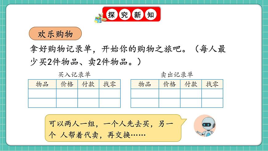 人教版小學(xué)數(shù)學(xué)一年級(jí)下冊(cè)歡樂購物街2《買賣我做主》PPT課件第5頁