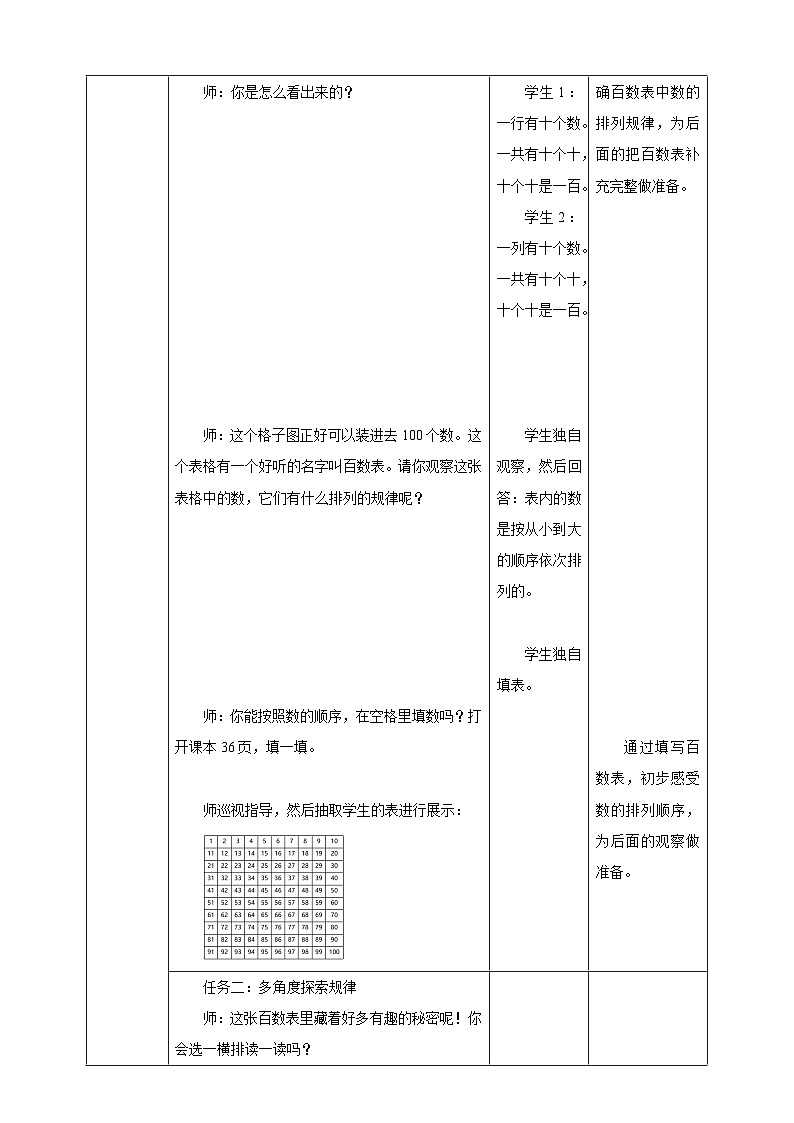 西师大版新版一下3.4《数的顺序》(教案)第3页
