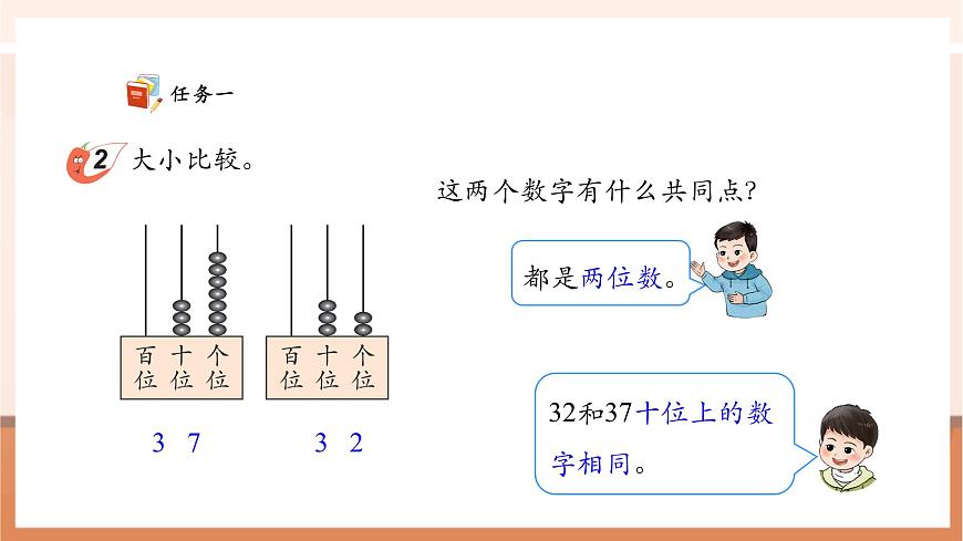 西師大版新版一下3.5《100以內(nèi)數(shù)的大小比較》（課件）第7頁(yè)