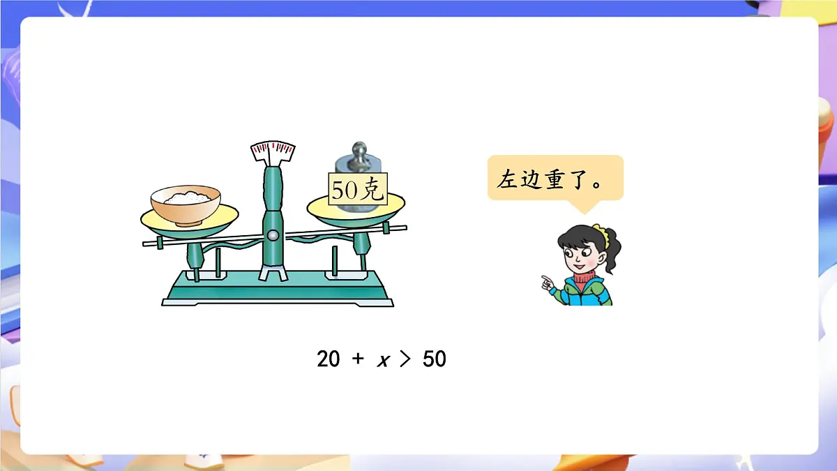 青岛版(2024)数学五上 4.1 《方程的意义》 课件第5页