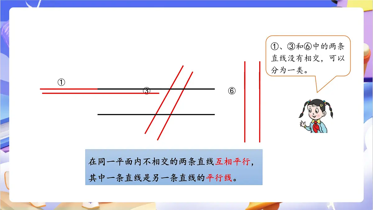 青岛版(2024)数学四年级上册4.1 《认识平行》 课件第5页