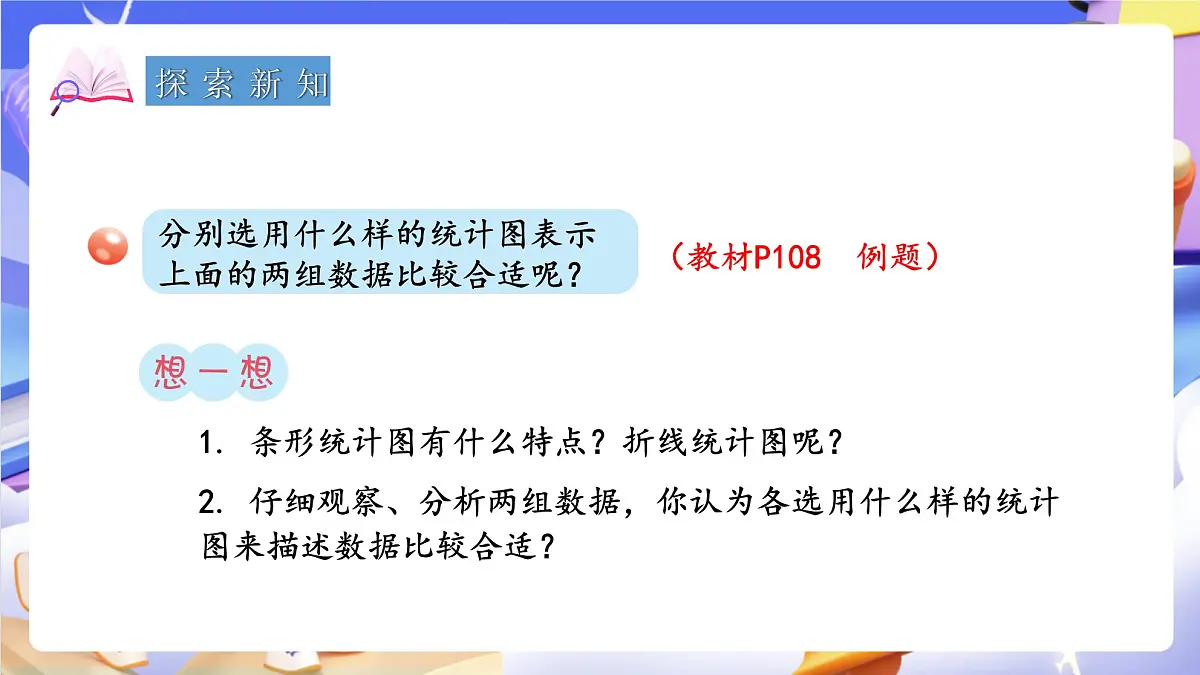 青岛版(2024)数学五上7.2《 选择合适的统计图》 课件第5页