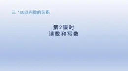人教版（2024）一年級數(shù)學(xué)下冊三100以內(nèi)數(shù)的認(rèn)識2.讀數(shù)和寫數(shù)課件