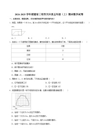 2024-2025学年福建省三明市大田县五年级（上）期末数学试卷