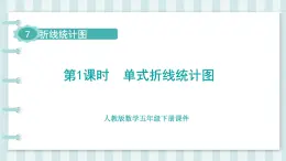 人教版數(shù)學(xué)五年級(jí)下冊(cè)課件《第7單元 折線統(tǒng)計(jì)圖》