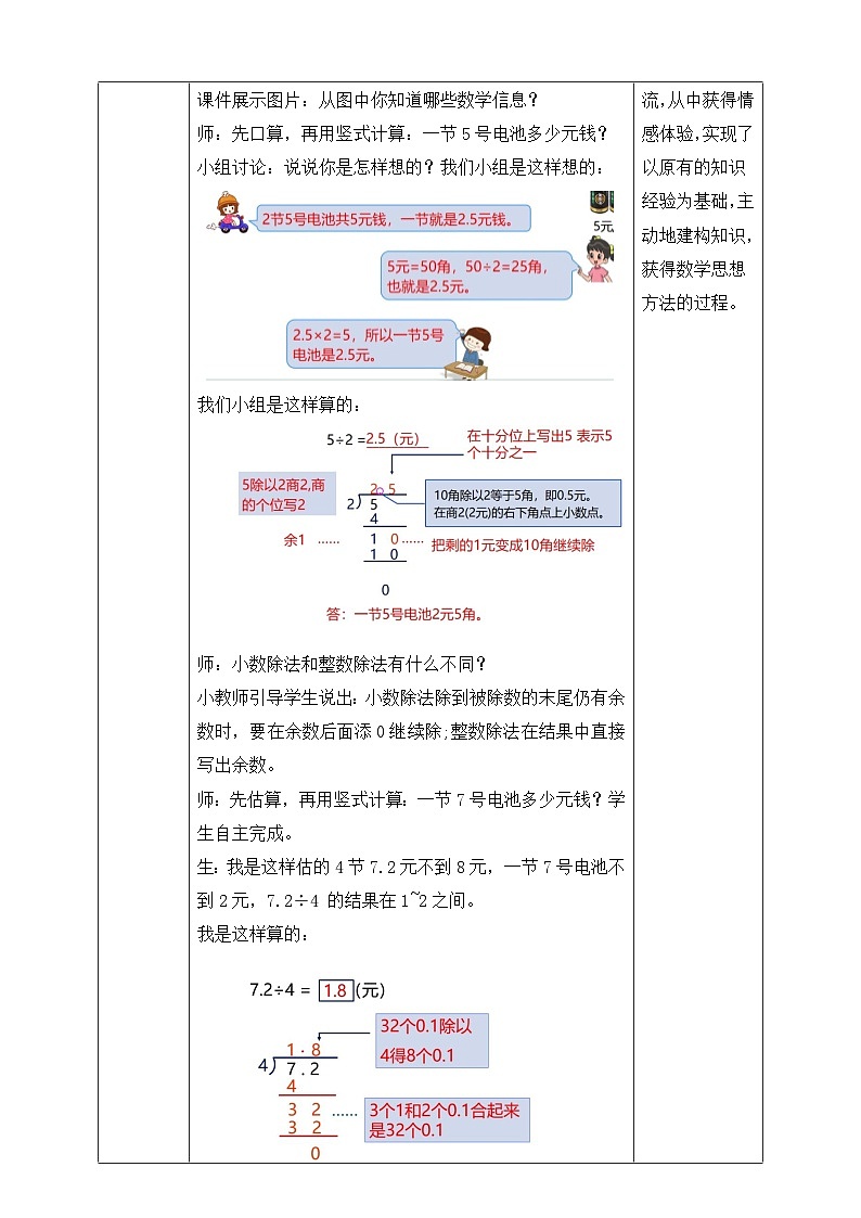 第1课时 除数是整数的小数除法第2页