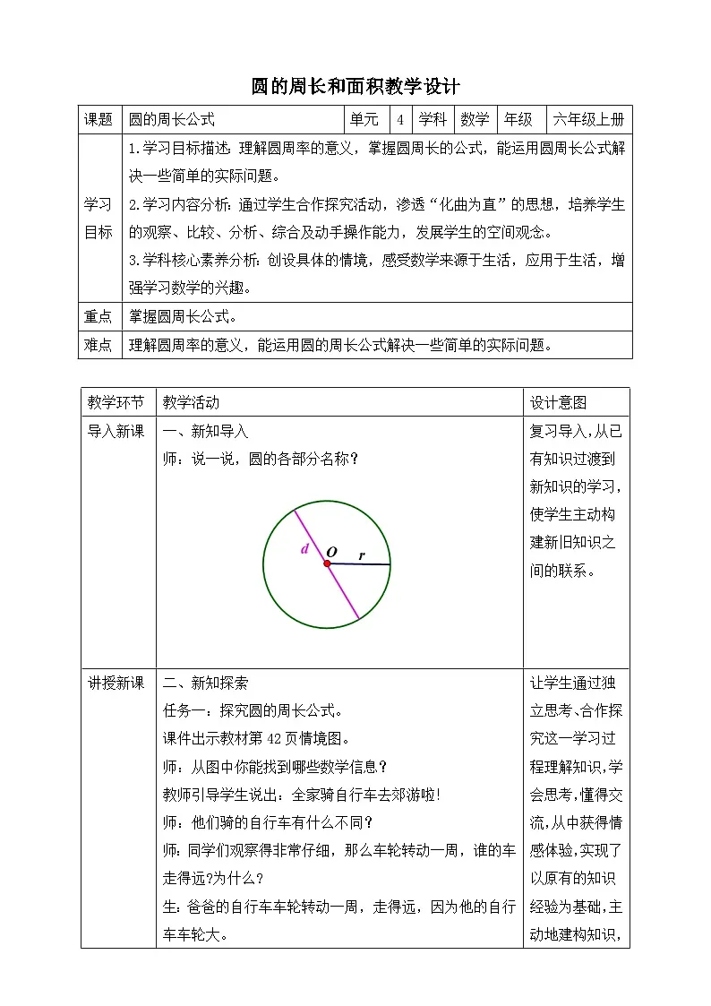 第1课时圆的周长公式第1页