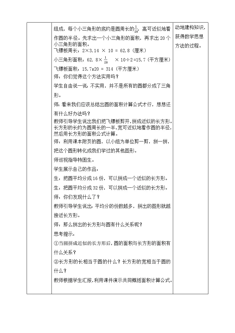 第3课时探索圆的面积公式第2页