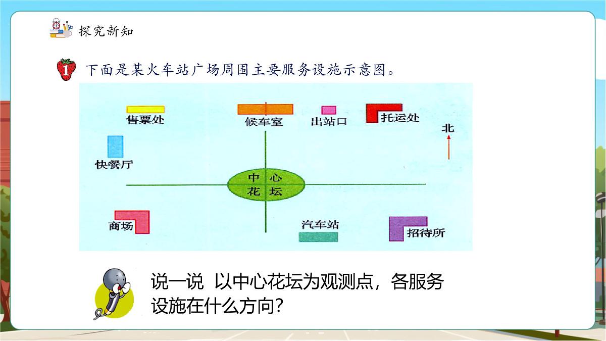 第1课时在平面图上用角度描述物体所在的方向 (2)第7页