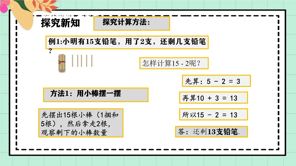 西师大版一年级上册数学第四单元《不进位加法和不退位减法》2《想一想 算一算》课件第6页
