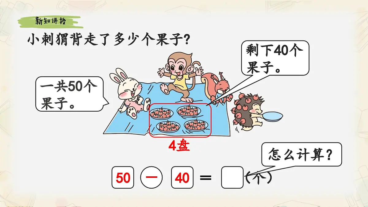 新北师大版小学数学一下 5-1《小兔请客》课件第7页