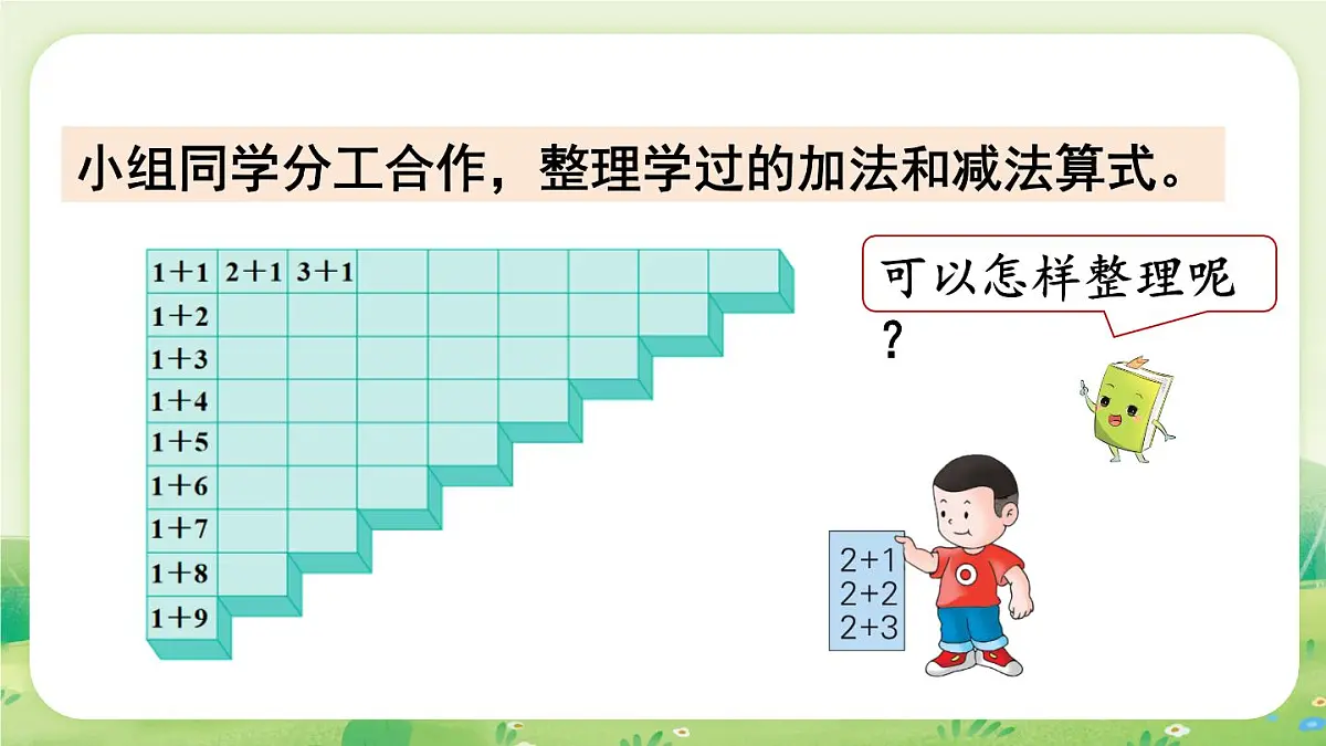 冀教版(2024)一年级数学上册第一单元熟悉的数与加减法5.整理与复习课件第3页