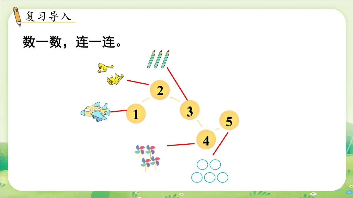 冀教版(2024)一年级数学上册第一单元熟悉的数与加减法1第3课时 认识6~9课件第2页
