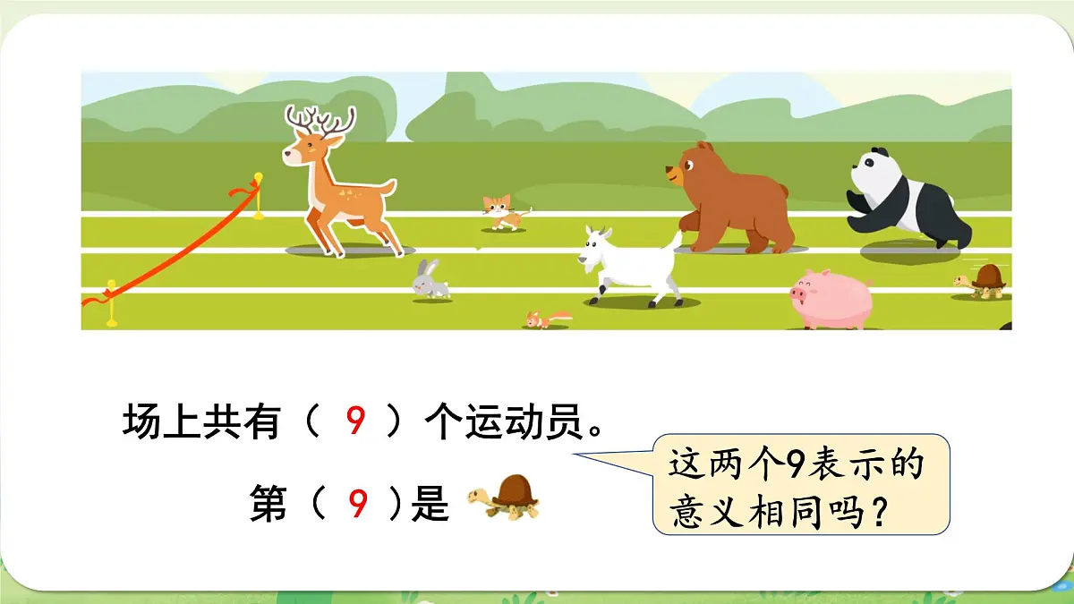 西师大版(2024)一年级数学上册第一单元0~9的认识第7课时 第几课件第7页