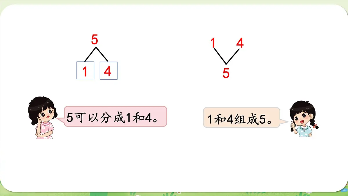 西师大版(2024)一年级数学上册第一单元0~9的认识第2课时 2~5的分解与组成课件第4页