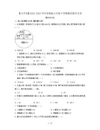 2023_2024学年 [小升初苏教版]六年级下册期末数学专项测试试卷[有解析]