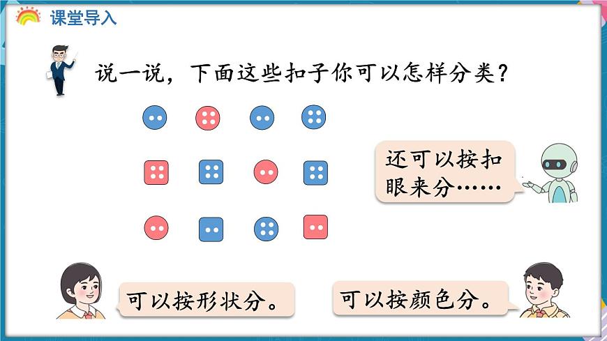 人教版(2024)数学二年级上册 1.3 逐层分类与整理(课件)第4页
