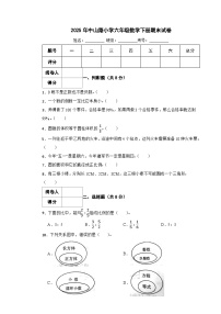 2025年中山路小学六年级数学下册期末试卷十八（含答案）