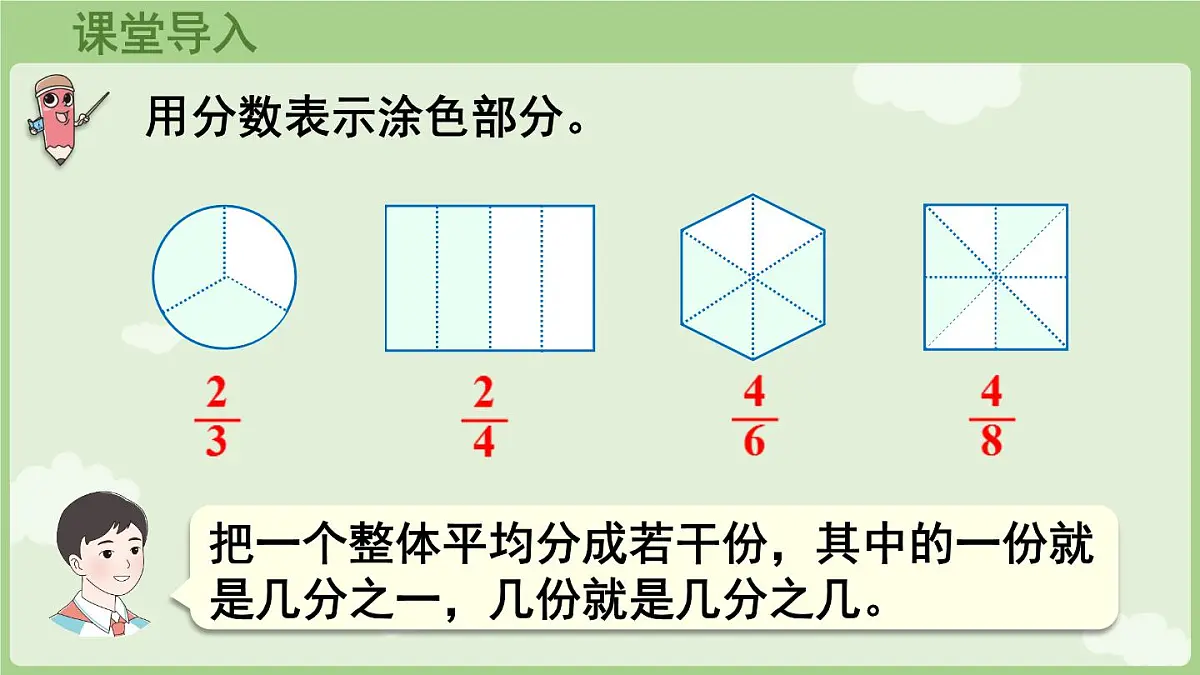 6.3.1 认识整体的几分之几(课件)2025-2026学年人教版三年级数学上册第4页