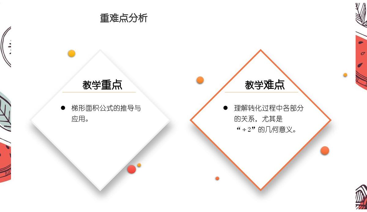 西师大版小学数学五年级上册第五单元第5课时《梯形的面积(1)》说课课件第5页