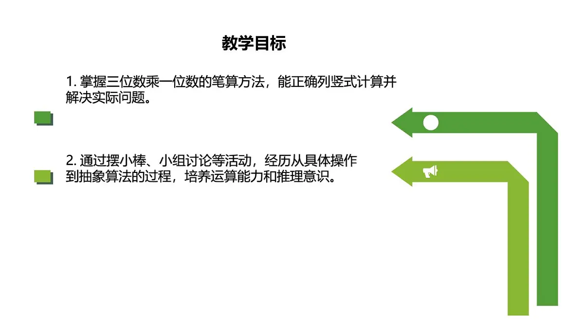 西师大版小学数学四年级上册第四单元第二课时《笔算乘法(1)》说课课件第4页