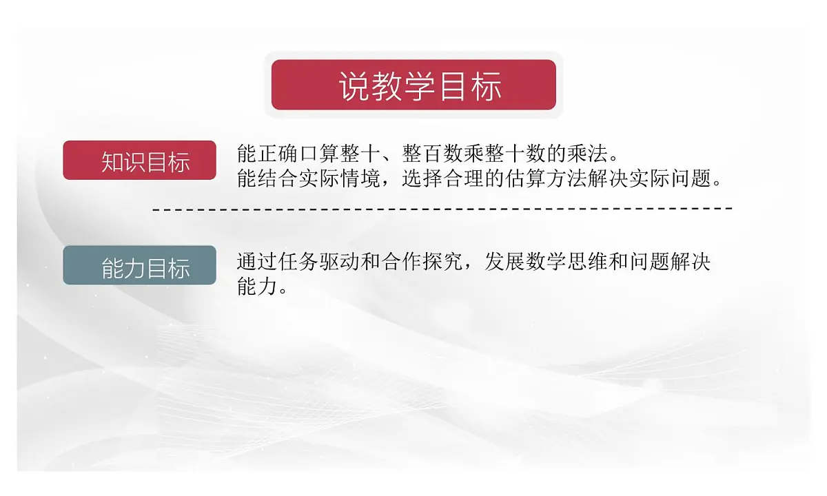 西师大版小学数学四年级上册第七单元第一课时《口算和估算》说课课件第4页
