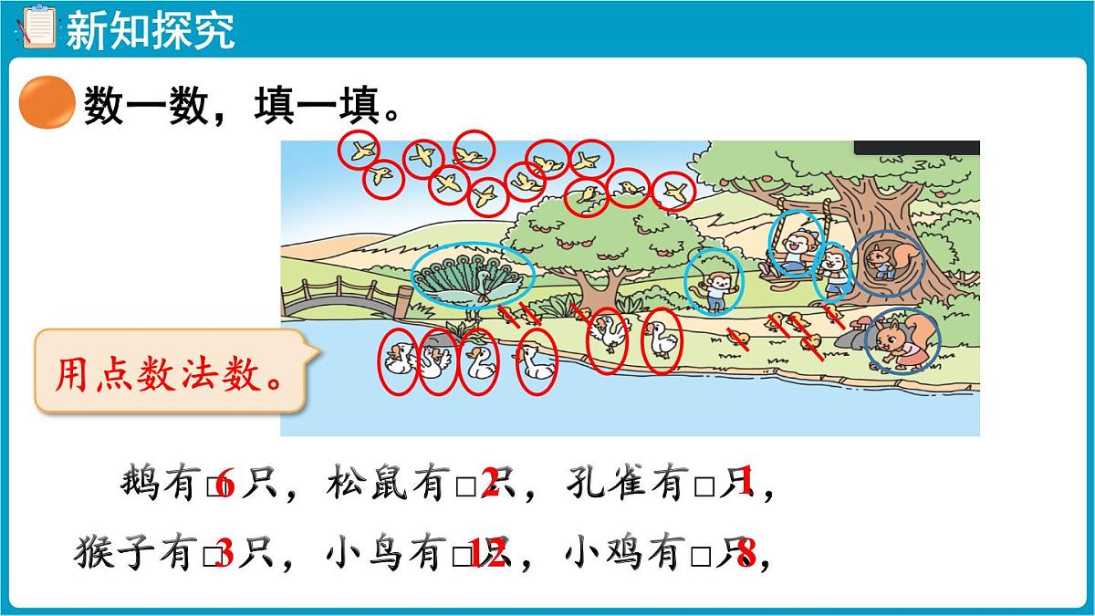 北师大版(2024)二年级数学上册 3.5 快乐的动物(课件)第4页