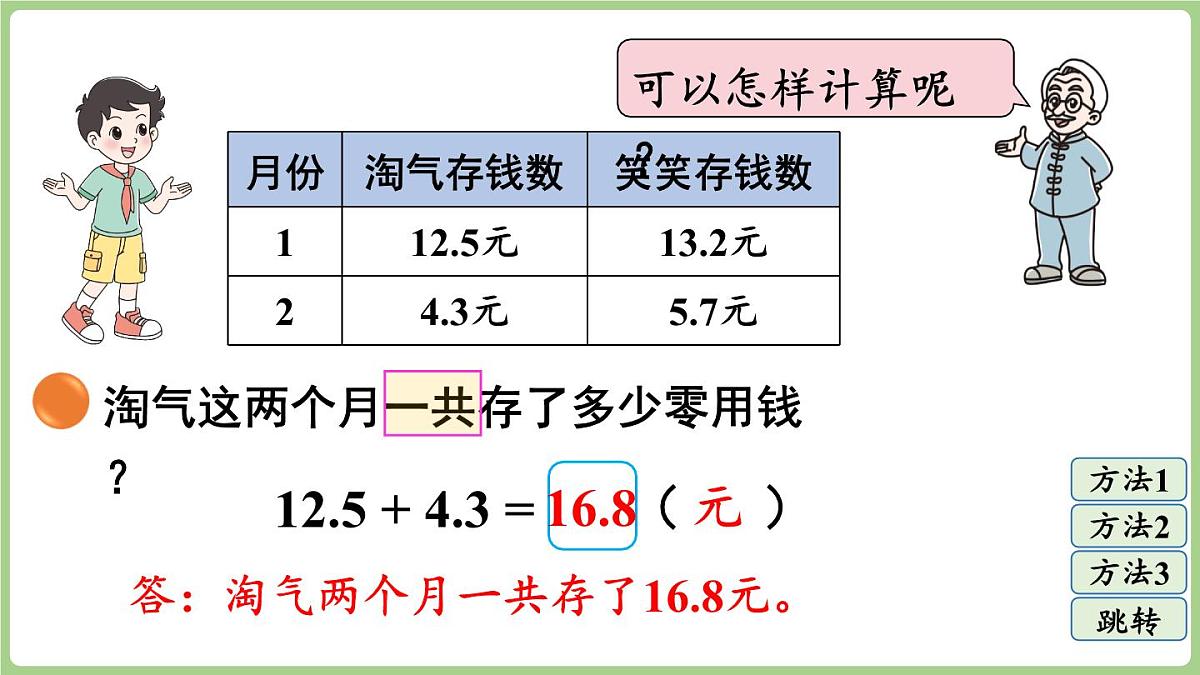 7.4 存零用钱(课件)2025-2026学年北师大版三年级数学上册第6页
