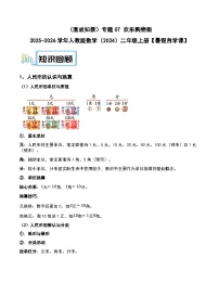 （温故知新）专题07 欢乐购物街（专项复习提升）（原卷版＋解析版）2025-2026学年人教版数学（2024）一年级下册