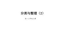 小学数学一 分类与整理教学ppt课件